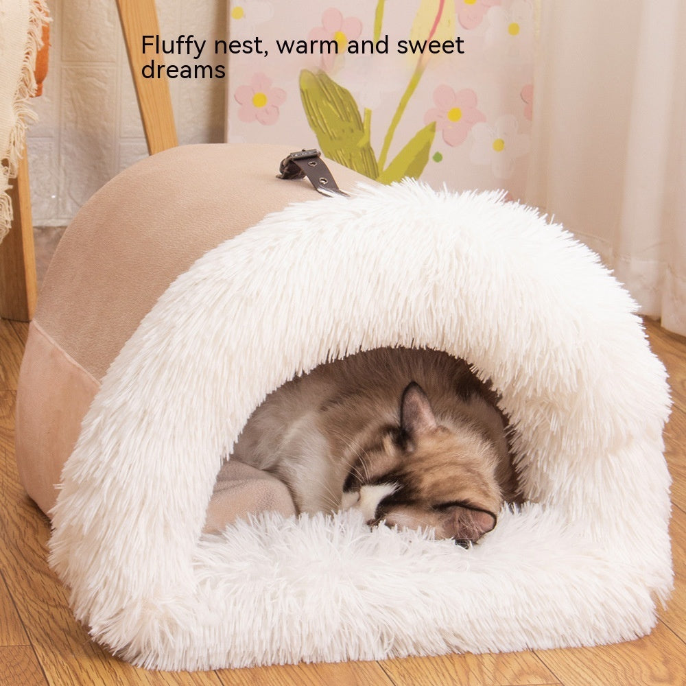 Portable Plush Pet Nest